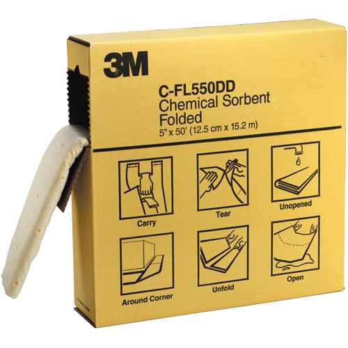 Folded Sorbents, Hazmat, 600" x 5", 10.5 gal. Absorbancy PB Rental Co. Ltd.