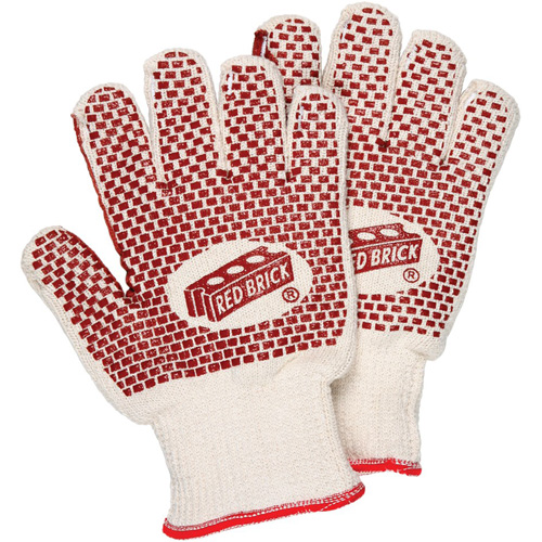 Gants r&eacute;versibles en tissu &eacute;ponge Red Brick, Coton, Deux c&ocirc;t&eacute;s, Calibre 10, Petit PB Rental Co. Ltd.
