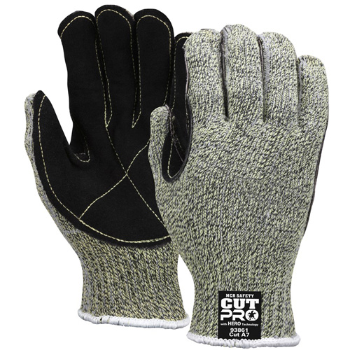 Gants r&eacute;sistants aux coupures Hero, Taille Petit/7, Calibre 7, Enveloppe en Acier inoxydable/Kevlar/PEHD, ANSI/ISEA 105 niveau 4 PB Rental Co. Ltd.