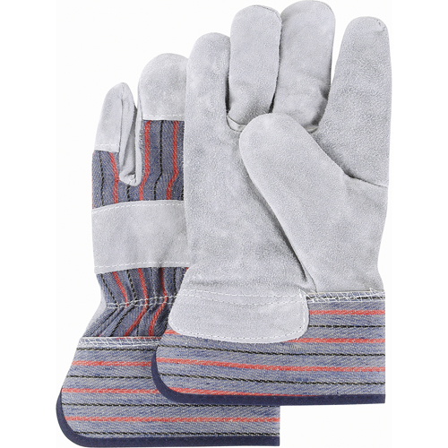 Gants d'ajusteur de premi&egrave;re qualit&eacute;, Grand, Paume en Cuir de vache refendu, Doublure en Coton PB Rental Co. Ltd.