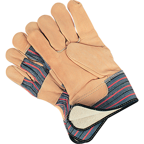 Abrasion-Resistant Winter-Lined Fitters Gloves, Large, Grain Cowhide Palm, Cotton Fleece Inner Lining PB Rental Co. Ltd.