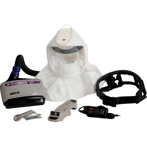Trousse Easy-Clean pour APR motoris&eacute; TR-600 de Versaflo, Capuchon & visi&egrave;re, Pile Lithium-ion PB Rental Co. Ltd.