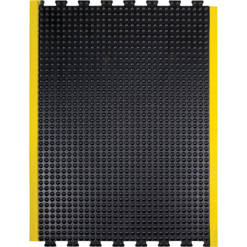 Anti-Fatigue Dome Matting, Bubbled, 3' x 4' x 1/2", Black, Rubber PB Rental Co. Ltd.
