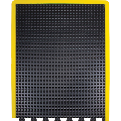 Anti-Fatigue Dome Matting, Bubbled, 3' x 4' x 1/2", Black, Rubber PB Rental Co. Ltd.