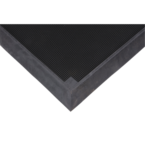 Foot Sanitizing Matting, Rubber, 2-2/3' W x 3-1/4' L x 2-1/2" Thick, Black PB Rental Co. Ltd.