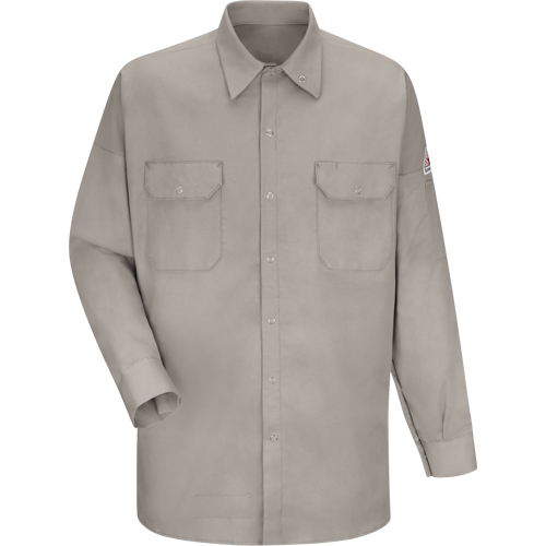 Chemise ignifuge pour soudeurs, Moyen, Gris PB Rental Co. Ltd.