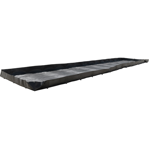 Berme pour r&eacute;servoir de fracturation, Capacit&eacute; 3740 gal. US, 50' la x 10' lo x 12" h, Support en L PB Rental Co. Ltd.