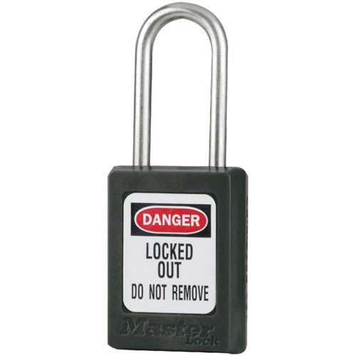 Cadenas de s&eacute;curit&eacute; S31 Zenex, Noir, Cl&eacute;s identiques, Thermoplastique, Largeur de 1-3/8" PB Rental Co. Ltd.