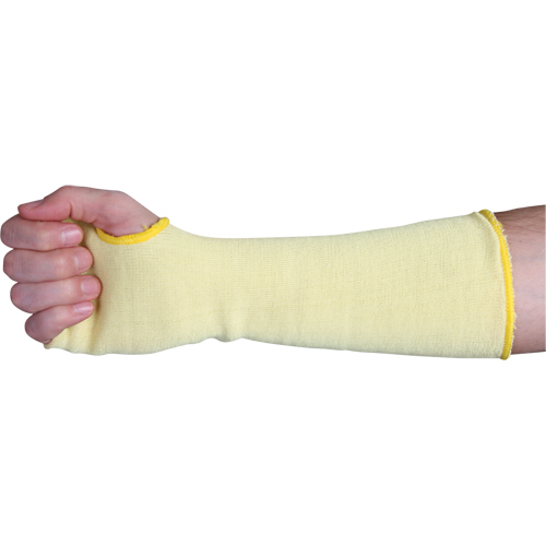Manchon r&eacute;sistant aux coupures, Kevlar, 14", ANSI/ISEA 105 niveau 3, Jaune PB Rental Co. Ltd.
