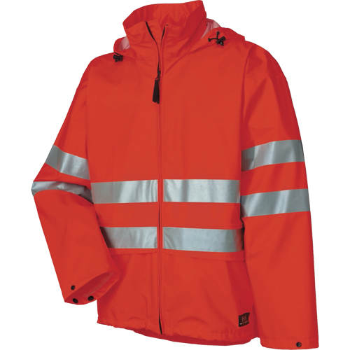 Veste imperm&eacute;able Narvik , Polyester, Orange haute visibilit&eacute;, Petit PB Rental Co. Ltd.