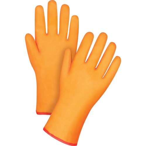 Winter-Lined Chemical-Resistant Gloves, Size Large/9, 12" L, PVC, Foam Fleece Inner Lining, Winter Weight PB Rental Co. Ltd.