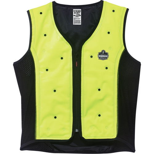 Vestes refroidissantes &agrave; &eacute;vaporation s&egrave;che Chill-Its 6685, Moyen, Jaune lime haute visibilit&eacute; PB Rental Co. Ltd.