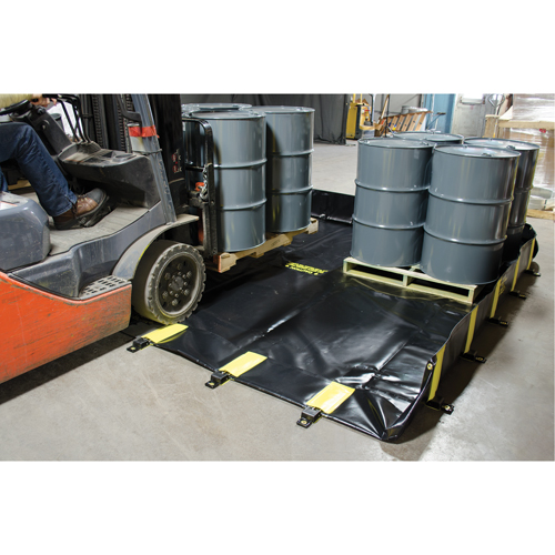 Bermes Rigid-Lock QuickBerm, Capacit&eacute; 745 gal. US, 10' la x 10' lo x 12" h, Paroi &agrave; piquets PB Rental Co. Ltd.