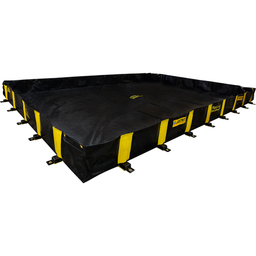 Rigid-Lock QuickBerm&reg;, 2390 US gal. Capacity, 16' W x 20' L x 12" H, Stake Wall PB Rental Co. Ltd.