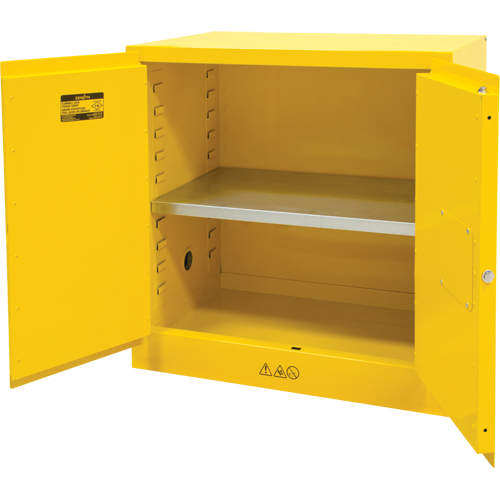 Armoire pour produits inflammables, 22 gal., 2 Porte(s), 35" La x 35" h x 22" p PB Rental Co. Ltd.