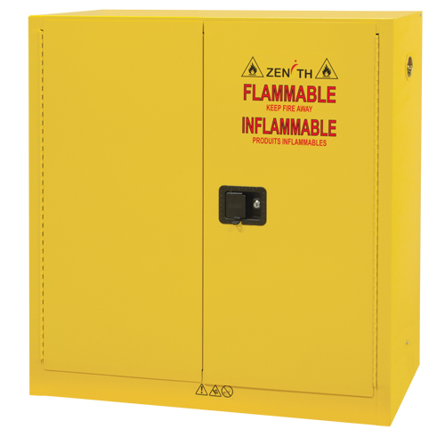 Armoire pour produits inflammables, 24 gal., 2 Porte(s), 43" La x 44" h x 12" p PB Rental Co. Ltd.