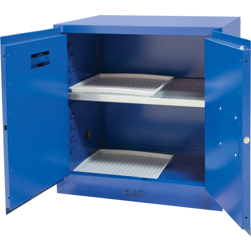 Armoire pour liquides corrosifs, 22 gal., 35" x 35" x 22" PB Rental Co. Ltd.