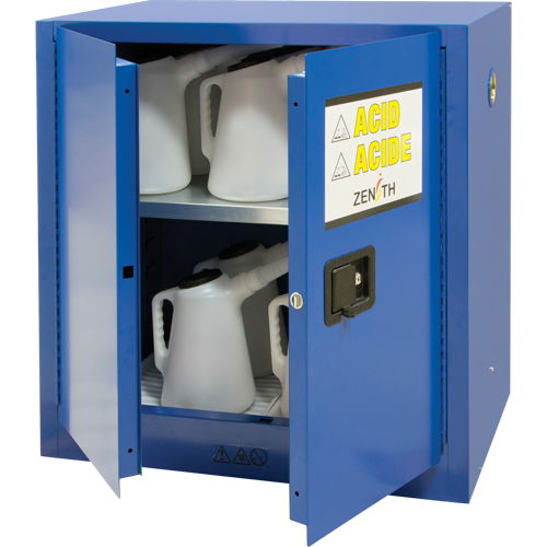 Armoire pour liquides corrosifs, 22 gal., 35" x 35" x 22" PB Rental Co. Ltd.
