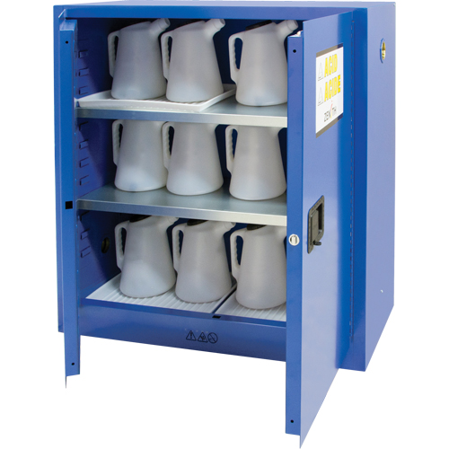 Armoire pour liquides corrosifs, 30 gal., 43" x 44" x 18" PB Rental Co. Ltd.