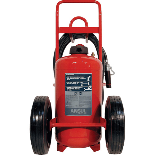 Extincteurs Red Line sur roues, BC, Capacit&eacute; 125 lb PB Rental Co. Ltd.
