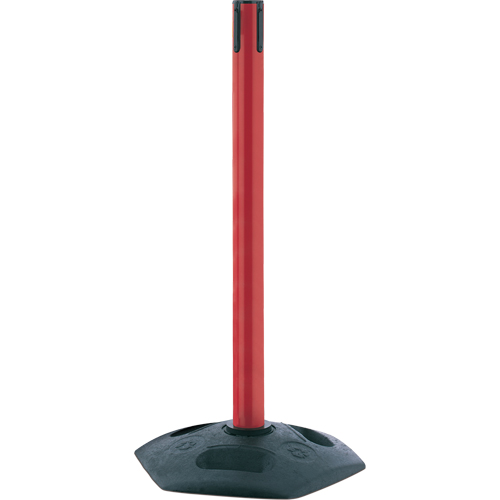 Poteau receveur robuste &agrave; ligne simple, Hauteur de 38", Rouge PB Rental Co. Ltd.