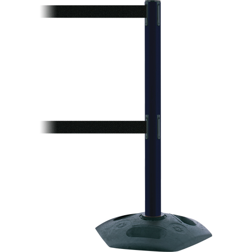 Poteau receveur robuste &agrave; ligne double, Hauteur de 38", Rouge PB Rental Co. Ltd.