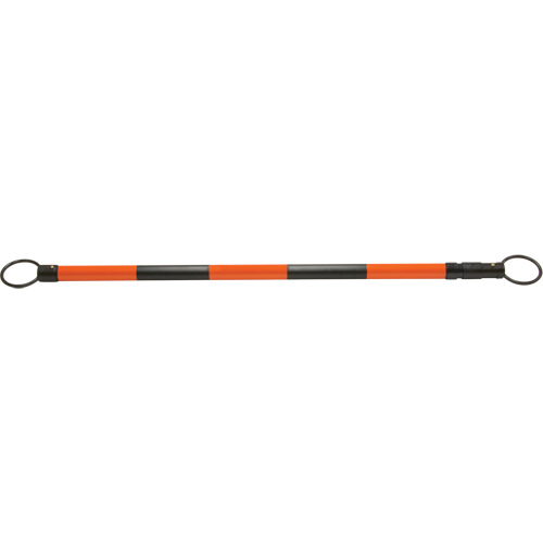 Barre pour c&ocirc;ne de circulation r&eacute;tractable, Longueur d&eacute;ploy&eacute;e de 7' 5'', Noir/Orange PB Rental Co. Ltd.