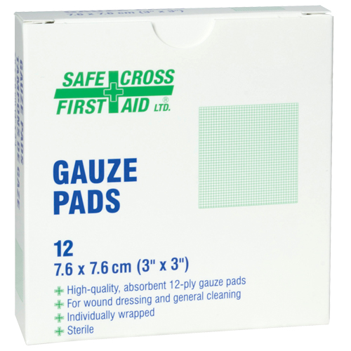 Gauze , Pad, 3" L x 3" W, Sterile, Medical Device Class 1 PB Rental Co. Ltd.
