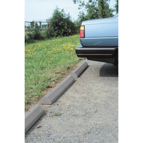Car Stops, Plastic, 6' L, Grey PB Rental Co. Ltd.