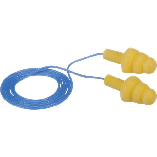 Bouchons d'oreilles pr&eacute;moul&eacute;s E-A-R Ultrafit, Avec cordon, Vrac - Sac en poly, 25 dB NRR, Taille unique PB Rental Co. Ltd.
