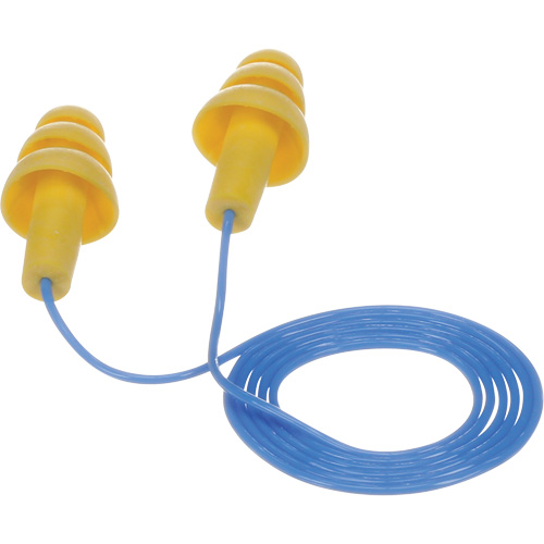 Bouchons d'oreilles pr&eacute;moul&eacute;s E-A-R Ultrafit, Avec cordon, Vrac - Sac en poly, 25 dB NRR, Taille unique PB Rental Co. Ltd.