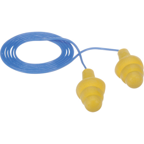 Bouchons d'oreilles pr&eacute;moul&eacute;s E-A-R Ultrafit, Avec cordon, Vrac - Sac en poly, 25 dB NRR, Taille unique PB Rental Co. Ltd.