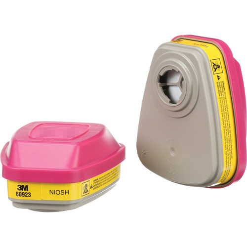 Cartouches pour respirateur s&eacute;rie 6000, Cartouche gaz/vapeur, Vapeurs organiques/Gaz acides/P100 PB Rental Co. Ltd.