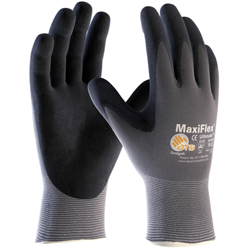ATG MaxiFlex&reg; Ultimate Gloves, 6/X-Small, Foam Nitrile Coating, 15 Gauge, Nylon Shell PB Rental Co. Ltd.