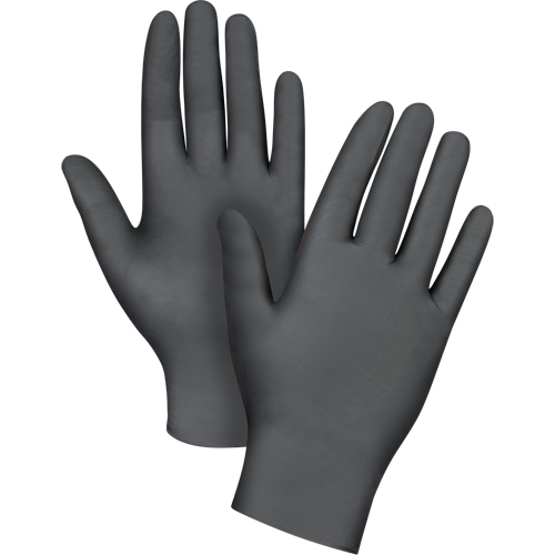 Medical Grade Disposable Gloves, X-Large, Nitrile, 6-mil, Powder-Free, Black, Class 2 PB Rental Co. Ltd.