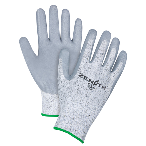 Gants &eacute;lastiques sans coutures r&eacute;sistants &agrave; la coupe, Taille Moyen/8, Calibre 13, Rev&ecirc;tement Nitrile, Enveloppe en PEHP, ANSI/ISEA 105 niveau 2/EN 388 niveau 3 PB Rental Co. Ltd.
