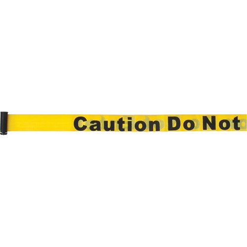 Tape Cassettes for Build-Your-Own Crowd Control Barriers, Caution Do Not Enter, 7', Yellow Tape PB Rental Co. Ltd.