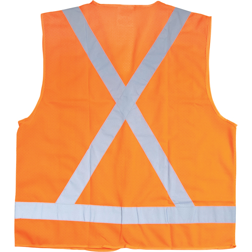 Traffic Safety Vest, High Visibility Orange, X-Large, Polyester PB Rental Co. Ltd.