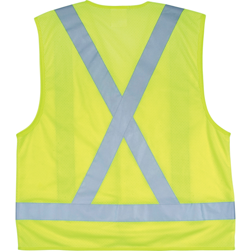 Veste de s&eacute;curit&eacute; pour la circulation, Jaune lime haute visibilit&eacute;, Grand, Polyester PB Rental Co. Ltd.