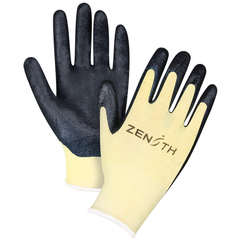 Gants r&eacute;sistants &agrave; la coupe avec prise sup&eacute;rieure, Taille 12/3T-Grand, Calibre 13, Rev&ecirc;tement Mousse de nitrile, Enveloppe en Aramide, ANSI/ISEA 105 niveau 3/EN 388 niveau 5 PB Rental Co. Ltd.