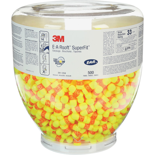 Refill E-A-Rsoft SuperFit One Touch Earplugs, Bulk - Canister PB Rental Co. Ltd.