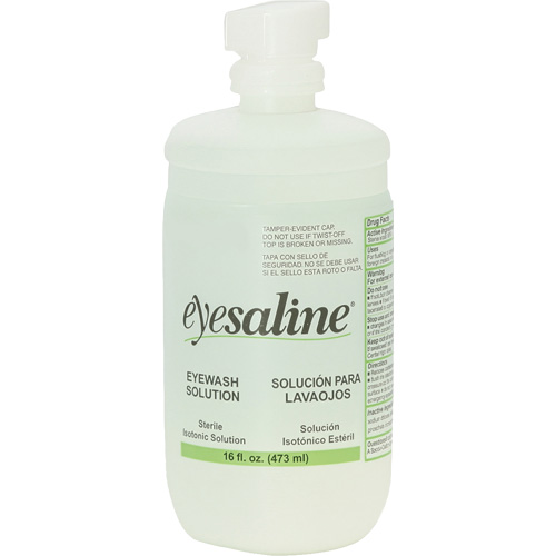 Saline Eyewash Bottles, Full Bottle, 16 oz. PB Rental Co. Ltd.