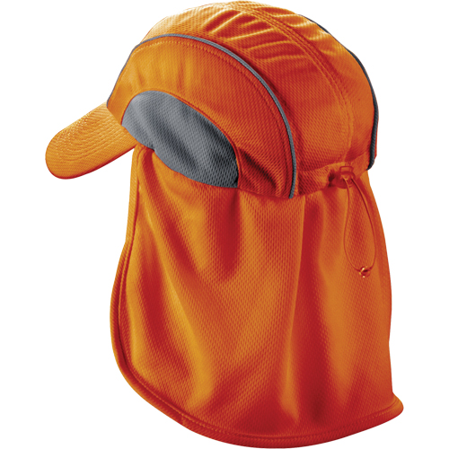 Chill-Its&reg; 6650 Cooling Hats with Neck Shades, Hi-Vis Orange PB Rental Co. Ltd.