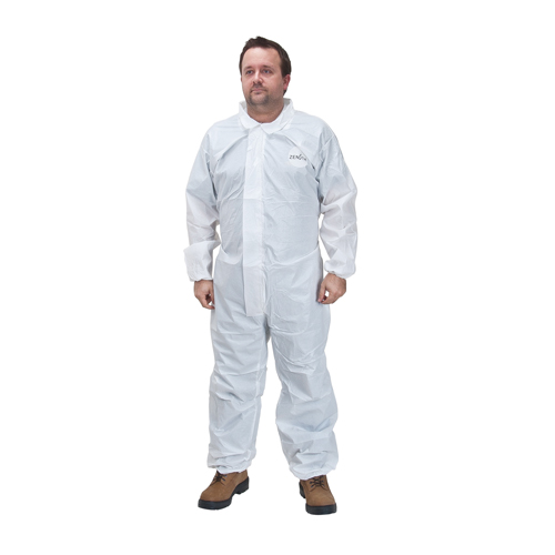 Combinaison protectrice, Petit, Blanc, Microporeux/Polypropyl&egrave;ne PB Rental Co. Ltd.