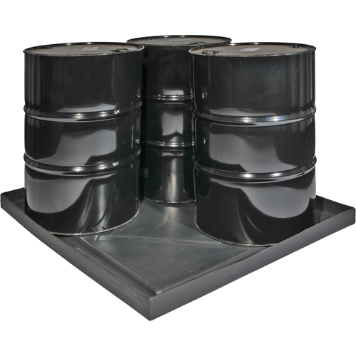 Coquilles de d&eacute;versements Econo Spill Shells , 51" lo x 47" la x 5" h, Cap. de d&eacute;versement 36 gal. US PB Rental Co. Ltd.