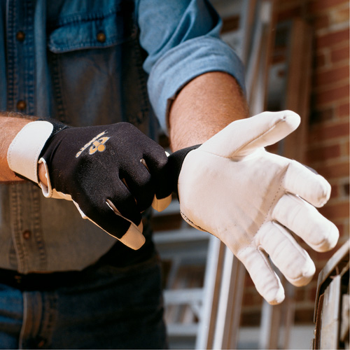Gants antivibrations Air Glove, Taille Moyen, Paume Cuir perl&eacute; PB Rental Co. Ltd.