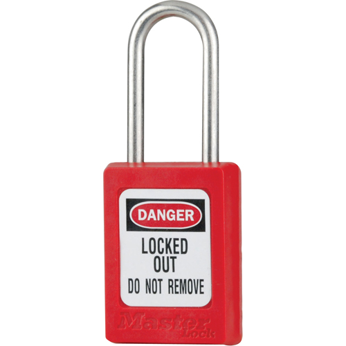 S31 Zenex Safety Padlock, Red, Keyed Different, Thermoplastic, 1-3/8" Width PB Rental Co. Ltd.