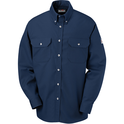 Chemises de tenue de ville r&eacute;sistantes aux flammes Cool Touch 2, 3T-Grand, Bleu marin PB Rental Co. Ltd.