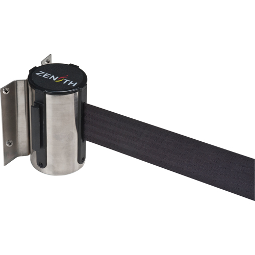 Wall Mount Barrier, Steel, Screw Mount, 7', Black Tape PB Rental Co. Ltd.