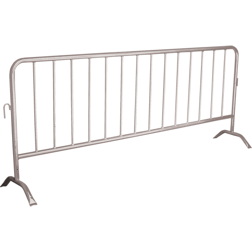 Barri&egrave;re portative, Emboîtables, 102" lo x 40" h, Argent PB Rental Co. Ltd.